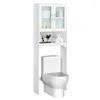Bathroom Sinks Wooden Over the Toilet Storage Cabinet 3Shelf for White 231204