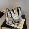 Avondtassen Fashion Art Pattern Tote 2022 Nieuwe handtassen voor vrouwen schouder eenvoudige ontwerper top staal winkelen 220416196FF