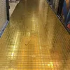 Bakgrundsbilder Acid Alkali Resistant Imitate Gold Foil Glass Mosaic Tile For Royal Temple Pool Badrum Väggskydd Klistermärke tak320e