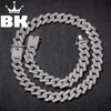 Nieuwe Kleur 20mm Cubaanse Schakelkettingen Ketting Mode Hiphop Sieraden 3 Rij Steentjes Iced Out Kettingen Voor Mannen Q1121252Z