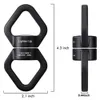 Klettergurte 30KN Outdoor Rock Karabiner Drehverbinder Universal Gimbal Ring Yoga Schaukel Hängematte Seil Rotational 231204