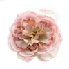 Decorative Flowers Wreaths 50/100pcs 8cm Large Peony Artificial Silk Flower Head For Wedding Party Decoration Diy Scrapbooking Christmas Items Fake Flowers 231205
