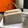 Top vente en gros originale de sacs fourre-tout Kailys boutique en ligne Sac à motif d'alligator de qualité haut de gamme en cuir de mode une épaule portable avec un vrai logo