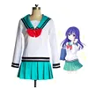 Anime Saiki Kusuo Meisje Doek Uniform Cosplay Kostuum Maatwerk259o