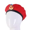 Boinas Sombrero militar vintage para niños Fiesta de Navidad