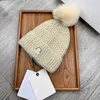 Luxury designer beanie furry headband women hat knit ventilate Knitted Hat embroidery Warm Classic trend autumn winter Elegance versatile