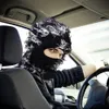 Cykelmössor masker hiphop balaclava nödställda stickade mössor full ansikte skidmask kvinnor utomhus kamouflage fleece fuzzy ski balaclava mössor män hat 231205