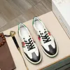 Luxury Gner Men's Sports Shoes, Casual Shoes, Low Cut Italian Brand Ace Bee Striped Shoes, Walking Sports Board Shoes