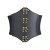 Andere Modeaccessoires Retro Große Größe Siegel Damen Breiter Gürtel Taille dekorativ Steampunk Gürtel für Dame Multidimension Design Sinn Korsett für Kleid 231205