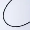 Catene MX semplice collana corta con perline nere gioielli da donna girocollo Bijoux Femme Party 2023 reggiseno alla moda