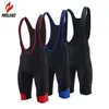 Arsuxeo män kvinnor cykla shorts tights med bib rems sommar andningsbar mountainbike cykel mtb shorts med 3D gel pad262c