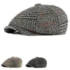 Berets 2023 Acrylic Autumn Winter Sboy Caps Flat Peaked Cap Men and Women Painter Bert Hats 101