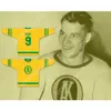 Gdsir Custom Yellow Gordie Howe 9 Omaha Ak-Sar-Ben Knights Hockey Jersey Новый топ ED S-M-L-XL-XXL-3XL-4XL-5XL-6XL