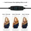 Selfie Lights 26cm Dimmable LED Ring Light Camera Studio Pography Video Makeup Ringlight Lamp for Tik Tok Selfie Phone Tripod Stand 231204