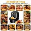 4 6L Friggitrice ad aria multifunzione di grande capacità 1400W Olio di pollo Friggitrice ad aria Salute Fornello per pizza Elettrico Deep Airfryer277P