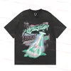 Hellstar 셔츠 디자이너 짧은 셔츠 남자 Plus Tees Hellstar T 셔츠 래퍼 세탁 회색 무거운 공예 유니에 렉스 짧은 슬리브 Tshirts High Street Retro Women 티셔츠