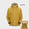 Designer Arcter Jackets Authentic Men's Arc Coats Beta Gore-tex Anti Water Hard Shell Charge Coat Daze / Confuso Amarelo L W WN-3QWR