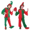 Famille correspondant tenues Noël Père Noël Costume Famille Elfe Clown Cosplay Ensemble Carnaval Fête Année performance Robe de Noël Pour Adultes Enfants Cadeau 231204