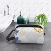 Cosmetic Bags Abstract Plant Leaves Bag Ladies Fashion Large Capacity Box Beauty Storage Wash