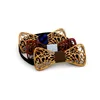 Bow Ties Noeud Papillon Enfant Kids Butterfly Kids Tie for Boys Accessories Bowtie Wooden Neck Wear Bowknot Christmas 231204