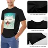 Polos masculinos The Water Kitty camiseta fofa tops plus size camisas de treino masculinas