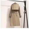 Korki damskie płaszcze płaszcze i kurtki dla kobiet jesienna Środkowa długość płaszcz Koreańska moda płaszcza zimowe ubrania kobiet płaszcz dla kobiet 231204