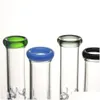 Tillbehör 12 tum bägare bong vattenpipa tillgängligt glas vatten rör 10 färger 18 mm fog dab olje riggapsapa heady återvinnare downstem båge dhlsp