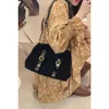 Bolsa feminina Ette Postman, bolsa de couro nicho de alta qualidade da Coreia do Sul, bolsa crossbody de ombro, bolsa de camurça Maillard 231205