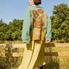 Maglioni da donna Girasole Maglione lavorato a maglia vintage Cardigan Donna Elegante ricamo di lusso Maglieria Designer Streetwear Top 231204