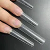 False Nails 500st 3xl XXL Coffin Straight Stiletto Square Shape Easy French XXXL Clear Press On Nail Art Tips Salo 231204