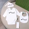 Designer Newborn Infant Bodysuit Designers Baby Luxury Rompers Three-piece 100% Cotton Romper Boy Girl Clothes Children Onesies Jumpsuits esskids CXD231251