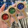 Роскошные дизайнерские часы Iced Out Watch 42 мм мужские часы кварцевые часы с бриллиантами для мужчин часы модные золотые серебряные розовые мужские часы оптом