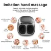 Benmassagers Electric Foot Massage Machine Shiatsu Deep Knead Air Compression för hälsovård Infraröd uppvärmningsterapi Anti-Stress Massage 231204