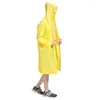 Raincoats Women Raincoat Thickened Waterproof Rain Coat Clear Transparent Camping Rainwear Suit