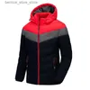 Herren-Daunenparkas 2023 Herren-Winterjacke mit Reißverschluss, Herbst, warm, winddicht, gepolstert, mit Kapuze, Parka, Herren, schwarz, dick, modisch, kalte Oberbekleidung, männlicher Mantel Q231205