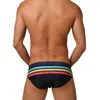 Shorts masculinos wf30 verão preto listra vermelha sexy cintura baixa homens roupa de banho praia biquinis nadar briefs troncos piscina natação maiôs