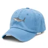 Ball Caps Vintage Washed Cotton High Quality Shark Embroidery Baseball Cap For Men Women Dad Hat golf caps Cap Drop 231204