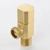 Angle S Brushed Gold Soild Brass G12 Switch för badrumstillbehör 231205