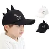 Ball Caps Kinderhoed Cartoon Dinosaurus Print Baseball Cap Heren- en damesbaby's Effen kleur