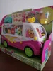 Électrique RC Track Shopkinss Food Fair Elf Ice Cream Truck Modèle Mignon Voiture Filles Jouer Maison Véhicule Jouets Enfants Cadeaux 231205