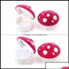Jewelry Boxes Jewelry Boxes 1 Piece Lovely Mushroom Gift Box Holder Veet Wedding Engagement Ring For Earrings Necklaces Display J Drop Dh4Gm