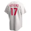 Camisetas de béisbol de Filadelfia Trea Turner 3 Bryce Harpe 17 Rhys Hoskins 10 JT Realmuto cualquier nombre número camisetas de béisbol top