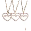 Hanger Kettingen Gebroken Hart Ketting 3 Stuks Een Set Sieraden Valentijnsdag Cadeau Beste Vrienden Hanger Kettingen Drop Levering Sieraden Ne Dh7Zd