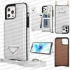 iPhone Case Tasarımcı İPhone 15 Pro Maks Kılıf Kılıfı Kart Tutucu Apple iPhone 14 Pro MAX 13 Pro 12 11 Xr XS Max 15 Plus Kılıf Deri Crossbody Üçgen P Mobil Kapak