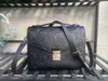 Yüksek kaliteli crossbody kadın çanta çanta elçi çantaları oksitleyici deri metis zarif omuz alışverişi m40780