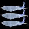 Minnow Fishing Lure Blanks 5pcs lot 10cm 14 8g Unpainted Rotating Minnow Lure Bodies Plastic Clear DIY Hard Lure Artificial Bait 22375