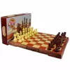 International Chess Checkers Folding Magnetic High-grade wood WPC grain Board Chess Game English version M L XLSizes228Y