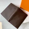 Frauenmodik -Inhaber Passport Deckung Schutz Fall Trendy Kreditkarte Inhaber Männer Brieftasche Brown mit Box2320