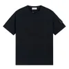 Designer cuffs with branded round neck shoulder drop lightweight short sleeves high quality Minimalist printed T-shirt