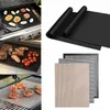Tools & Accessories 3 1Pcs Non-Stick Barbecue Grilling Mats High Temperature Bbq Baking Mat Cooking Sheet Easily Cleaned Meshes To268N